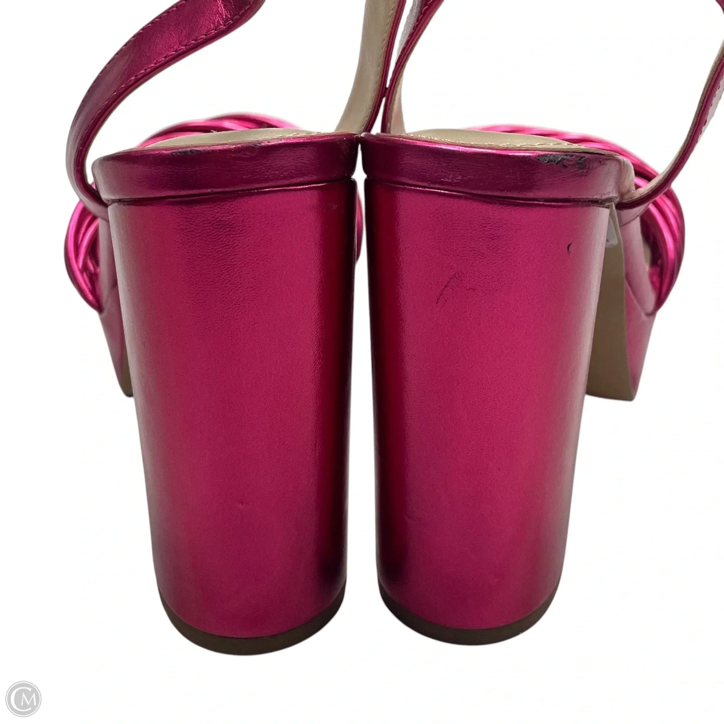 Sandals Heels Block By Charles By Charles David In Pink, Size: 6
