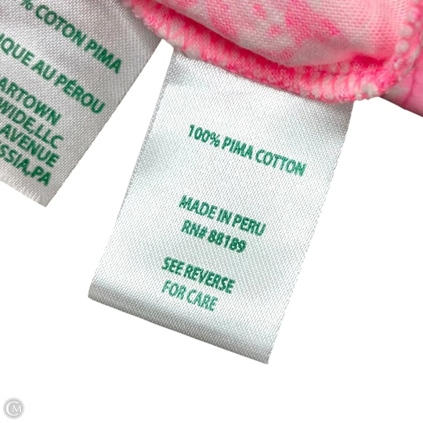 Dress Designer By Lilly Pulitzer In Pink & White, Size: L
