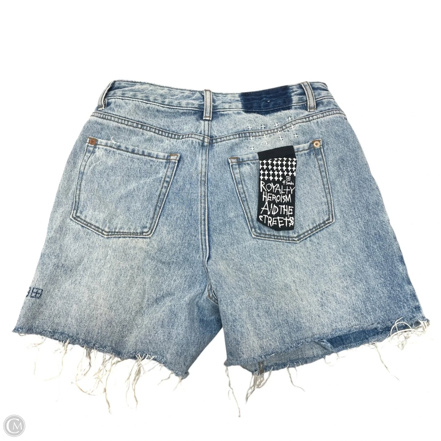 Shorts By Ksubi In Blue Denim, Size: 6