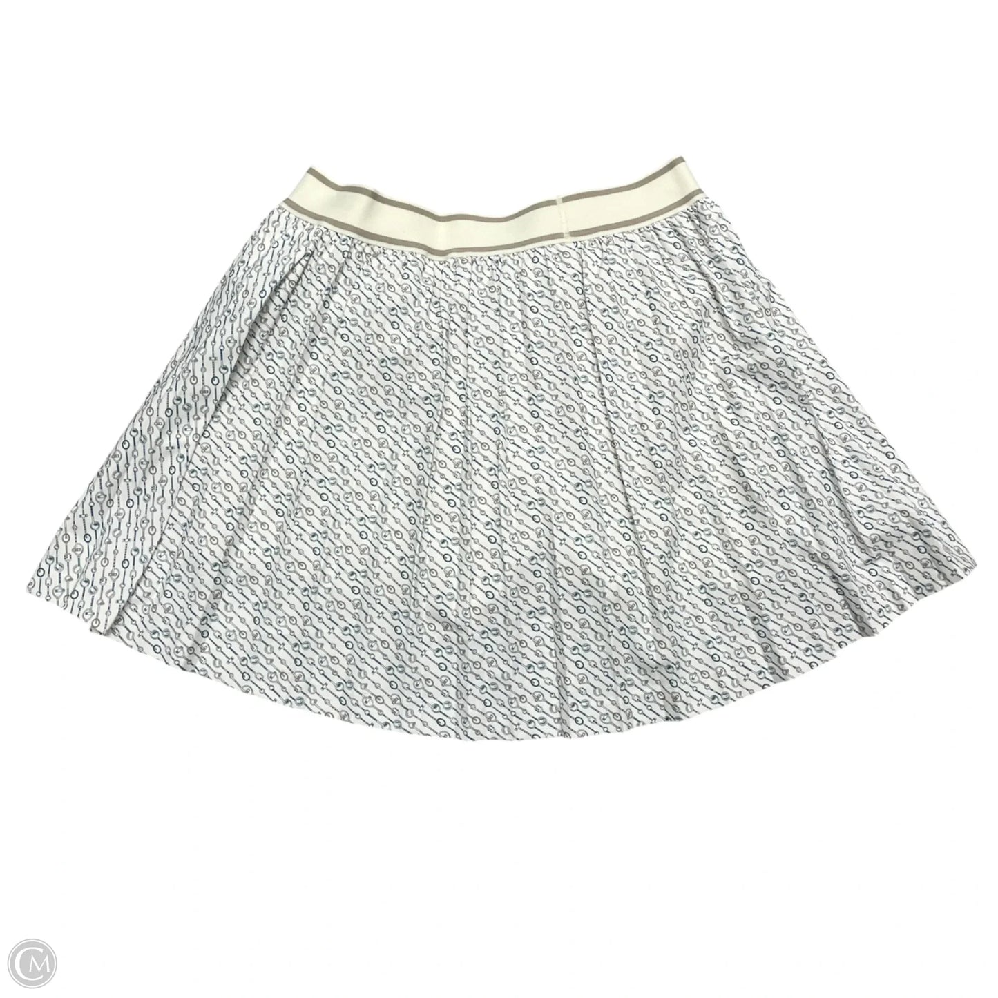 Athletic Skort By Peter Millar In Blue & White, Size: Xs