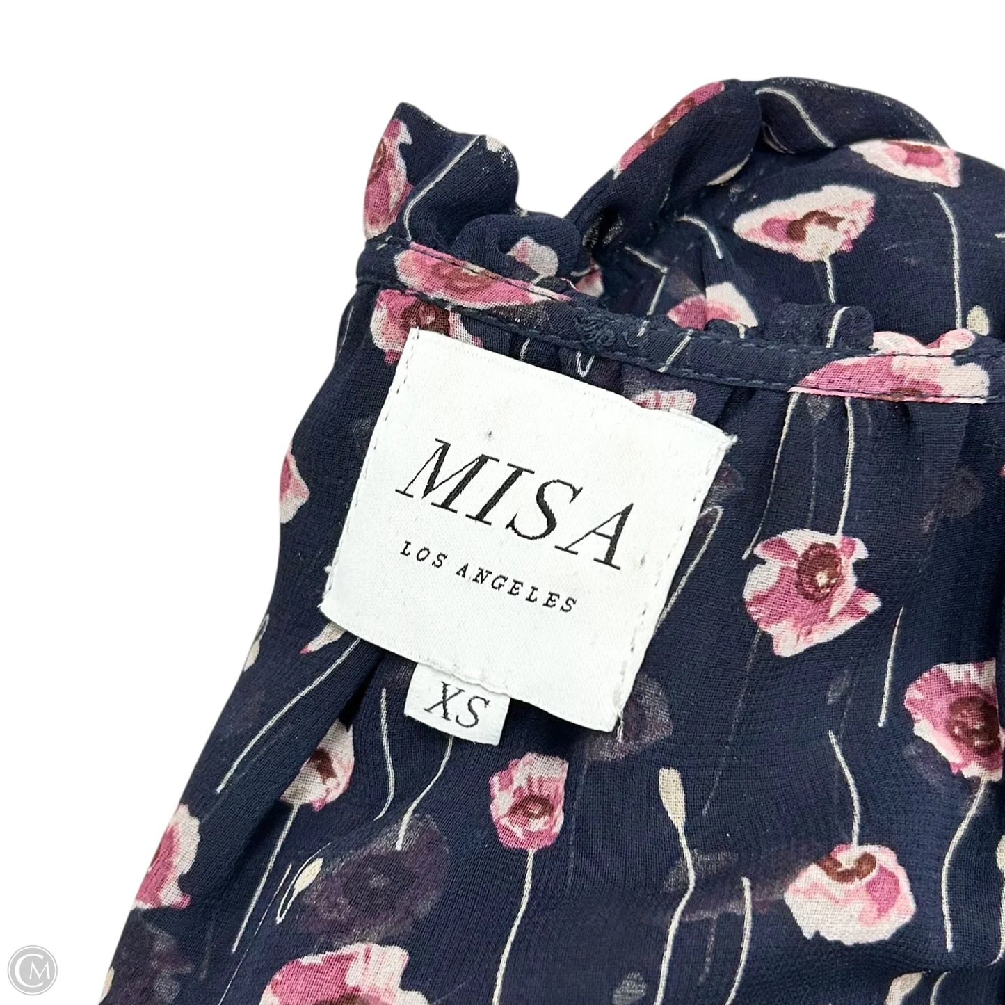 Dress Designer By Misa In Blue & Purple, Size: Xs