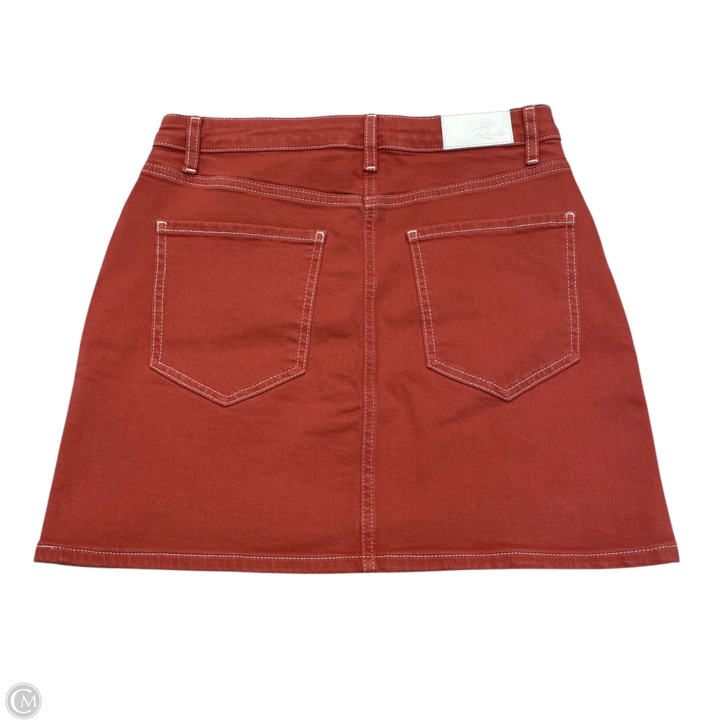 Skirt Mini & Short By Rails In Red Denim, Size: 4