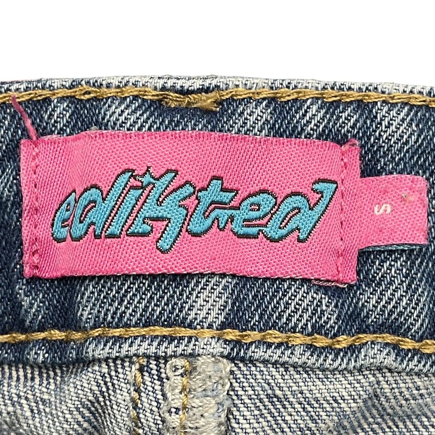 Jeans Wide Leg By Edikted In Blue Denim, Size: S