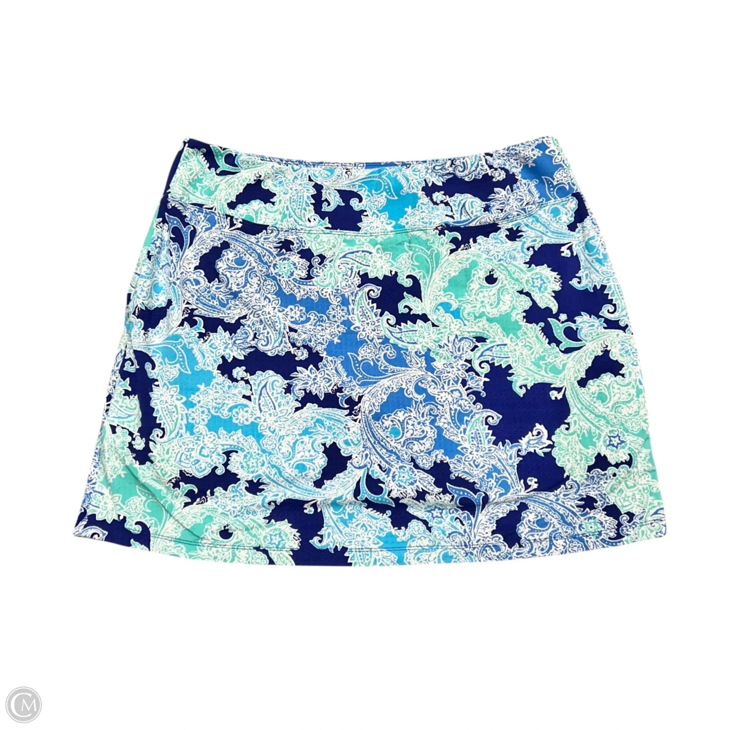 Skort By Ibkul In Blue & White, Size: L