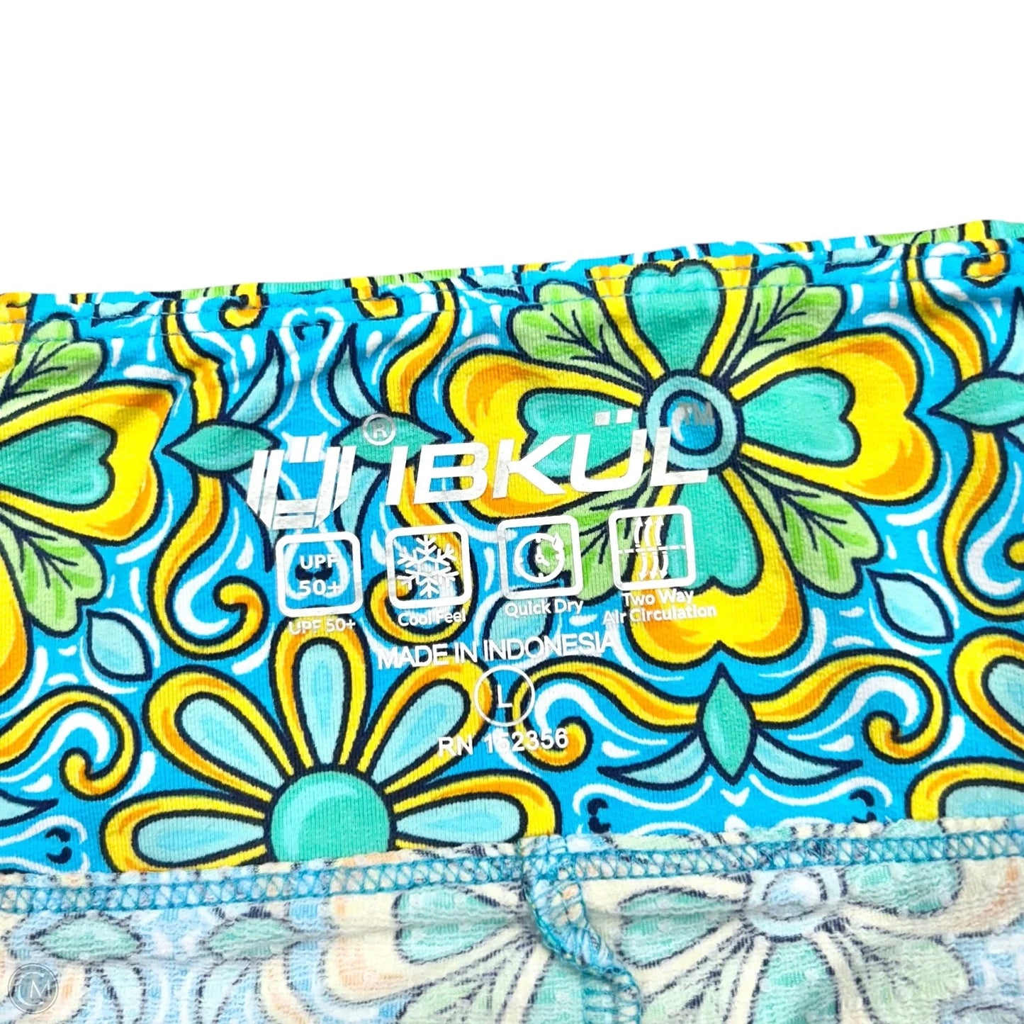 Skort By Ibkul In Blue & Yellow, Size: L