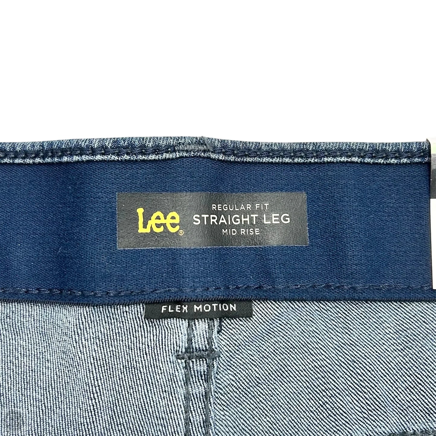 Jeans Straight By Lee In Blue Denim, Size: 14s