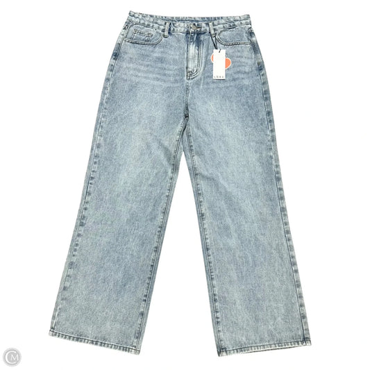 Jeans Wide Leg By Cider In Blue Denim, Size: Xl