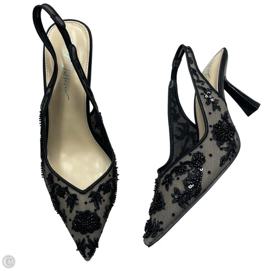 Shoes Heels Kitten By Betsey Johnson In Black, Size: 8.5