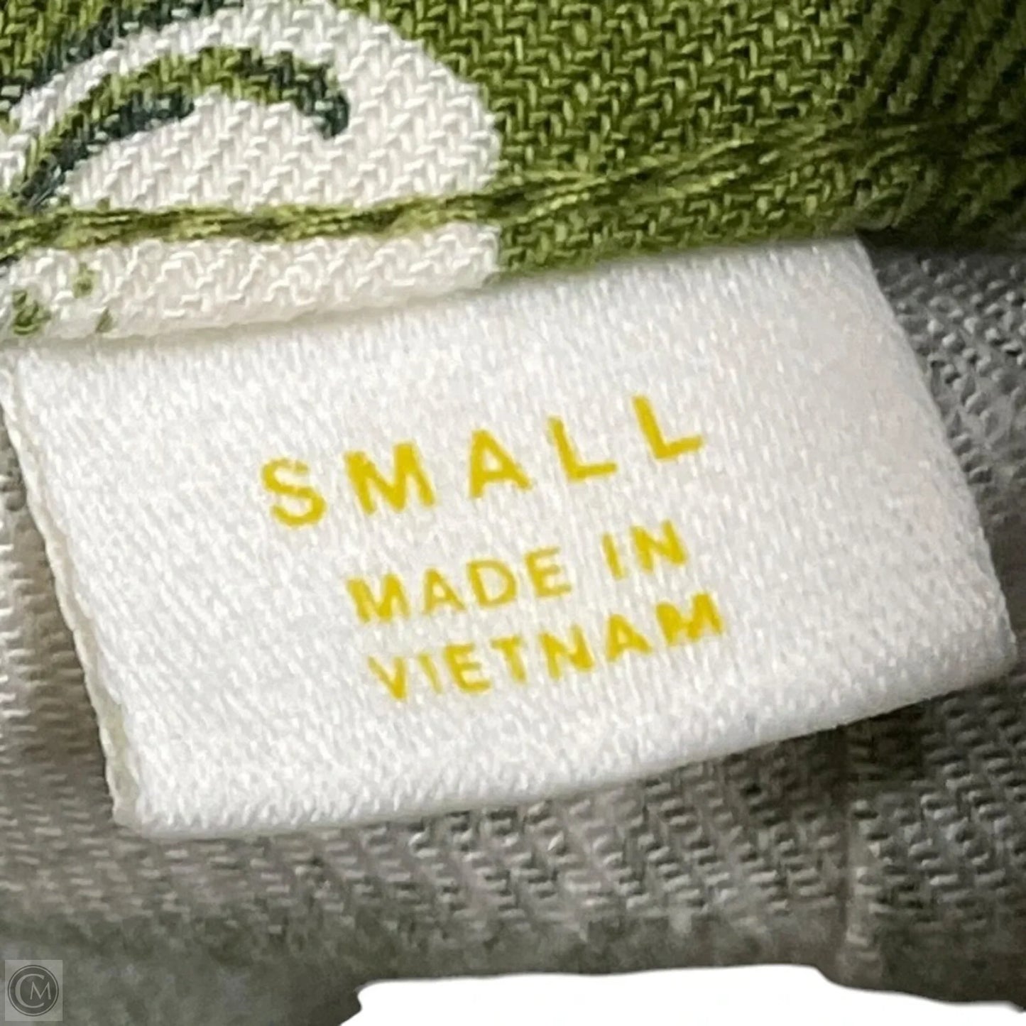 Skirt Midi By Maeve In Green & White, Size: S