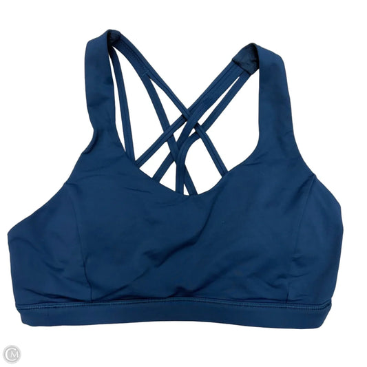 Athletic Bra By Lululemon In Blue, Size: M