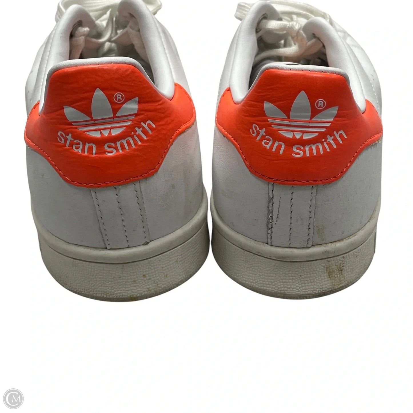 Shoes Sneakers By Adidas In Orange & White, Size: 10