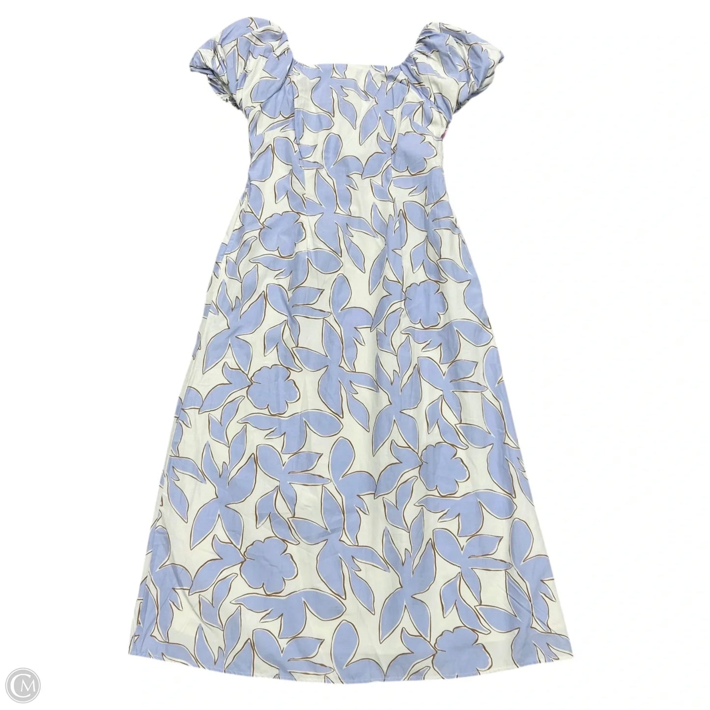 Dress Casual Maxi By A New Day In Blue & White, Size: M