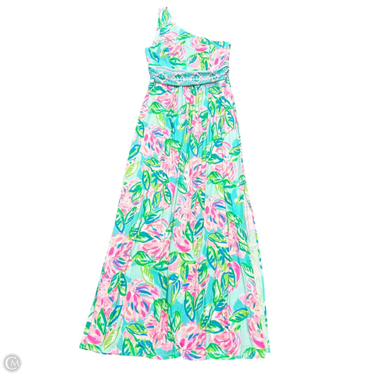 Dress Designer By Lilly Pulitzer In Teal, Size: L