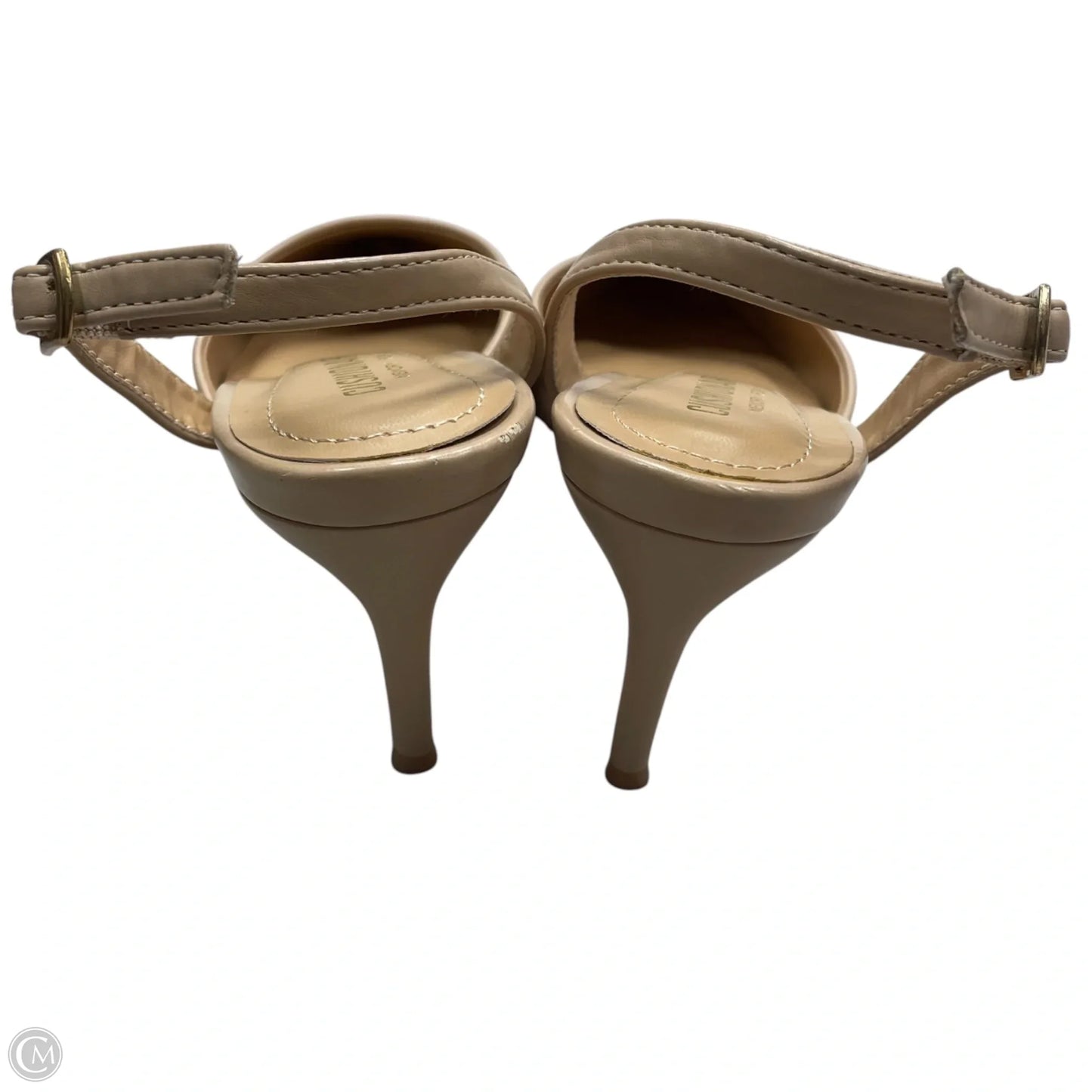 Shoes Heels Kitten By Cushionaire In Beige, Size: 9