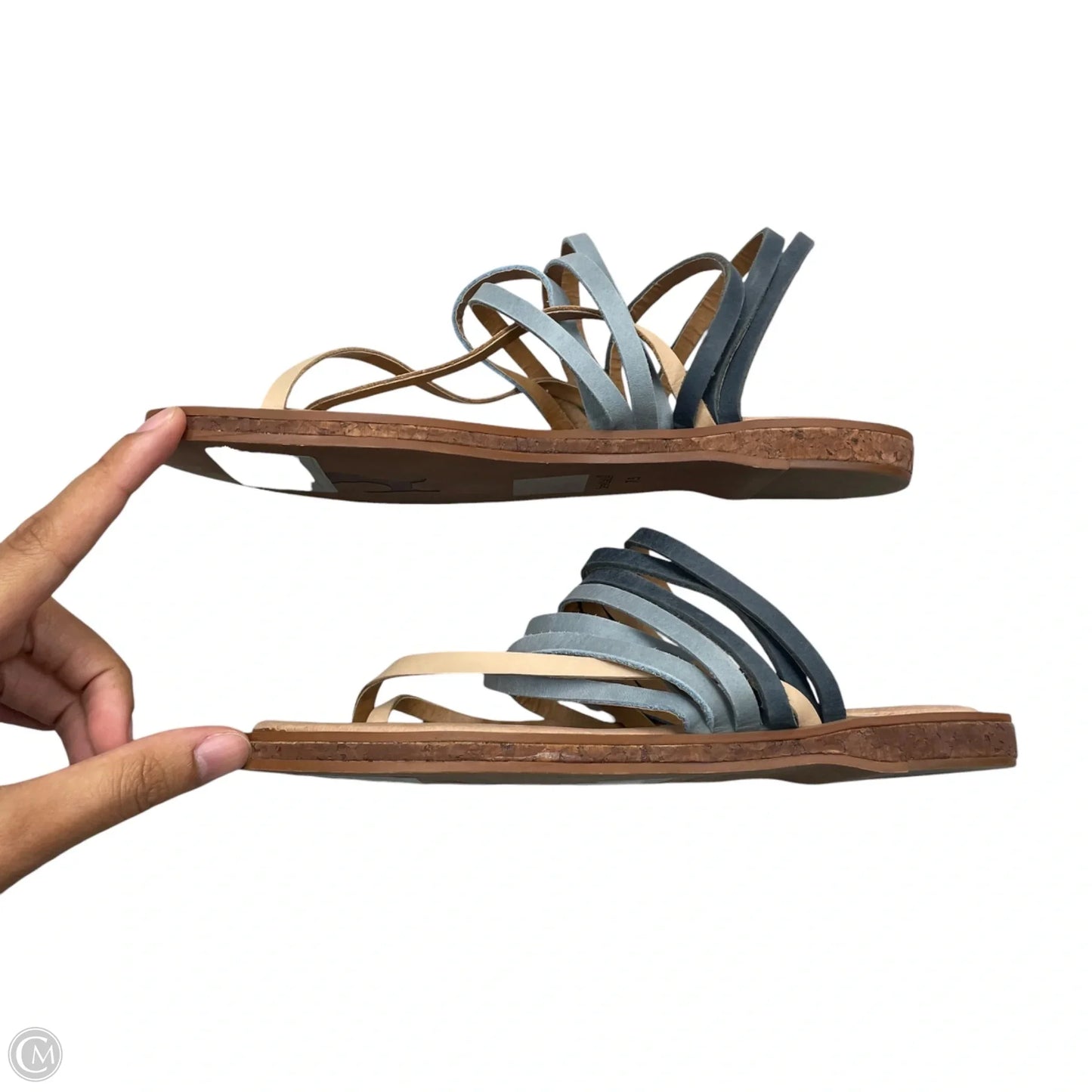 Sandals Flats By Geewawa In Brown, Size: 7.5