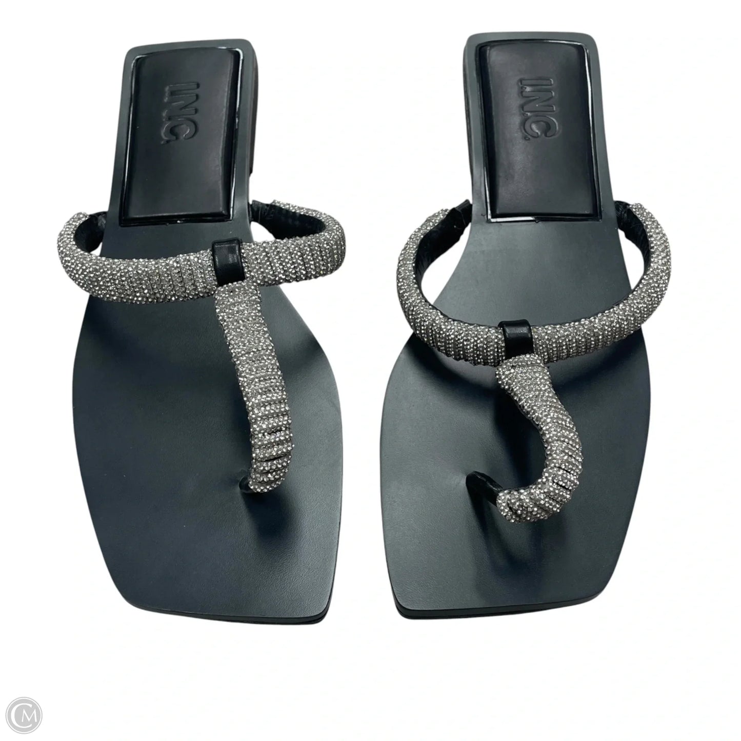 Sandals Flats By Inc In Black, Size: 9.5