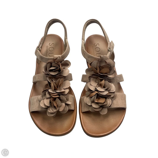 Sandals Flats By Naturalizer In Brown, Size: 9.5