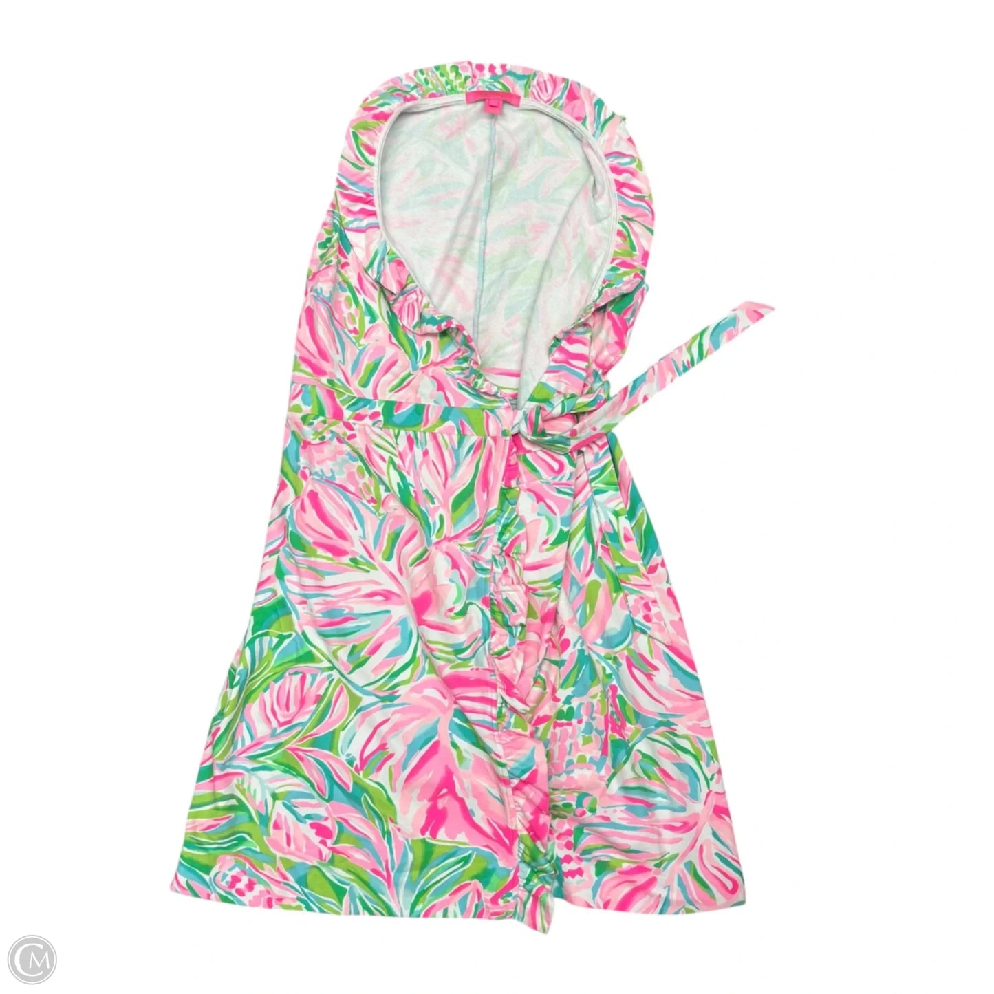 Dress Designer By Lilly Pulitzer In Green & Pink, Size: S