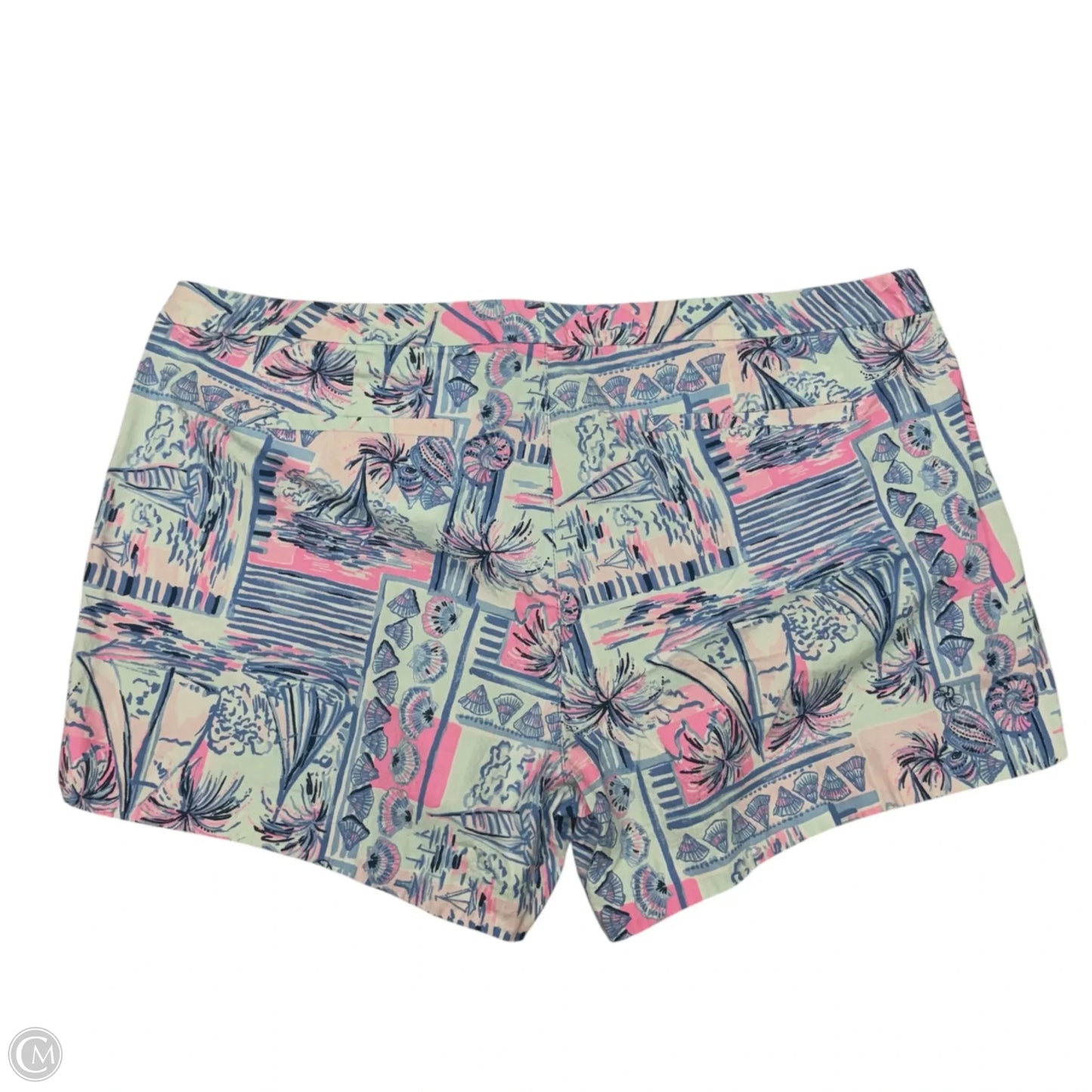 Shorts Designer By Lilly Pulitzer In Blue & Purple, Size: 16