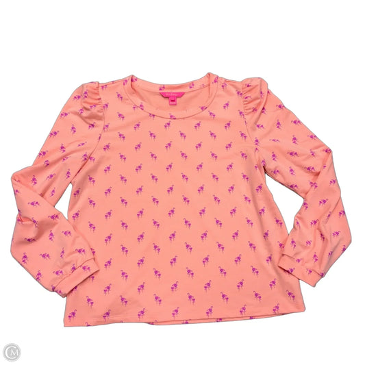 Sweatshirt Designer By Lilly Pulitzer In Coral, Size: Xl