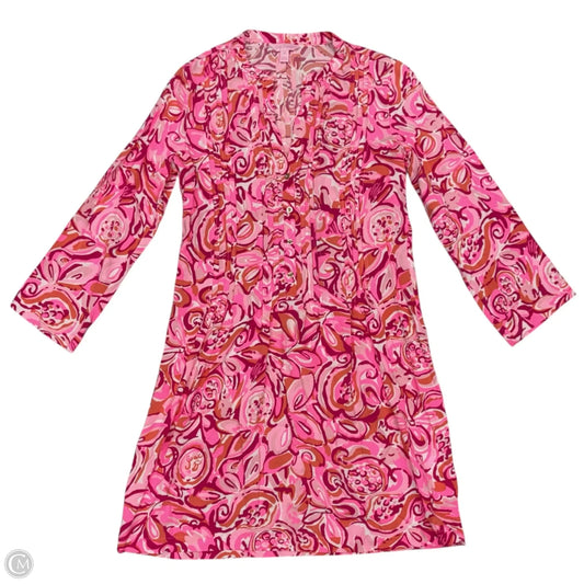 Dress Designer By Lilly Pulitzer In Blue & Orange, Size: Xs