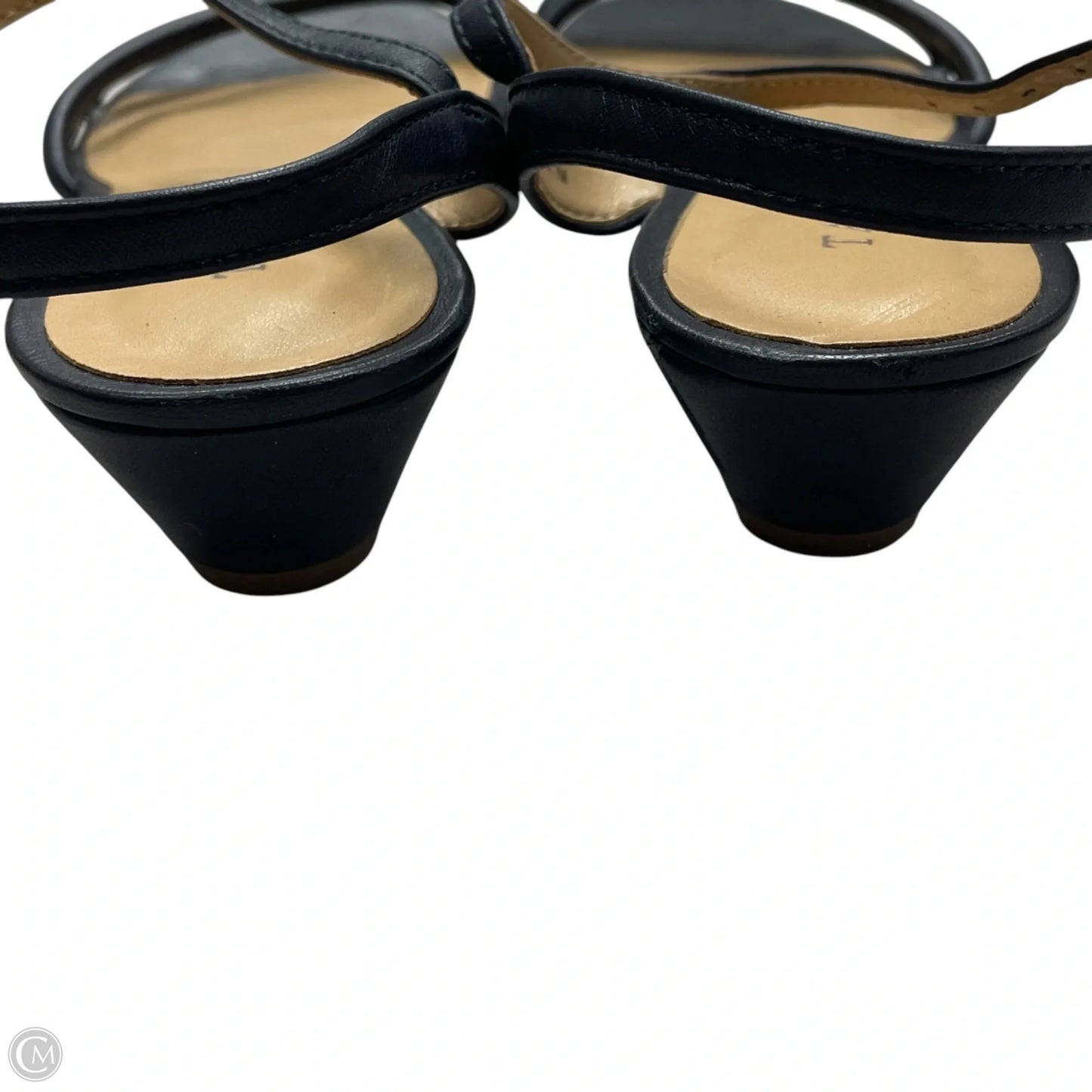 Sandals Heels Wedge By Talbots In Black, Size: 7