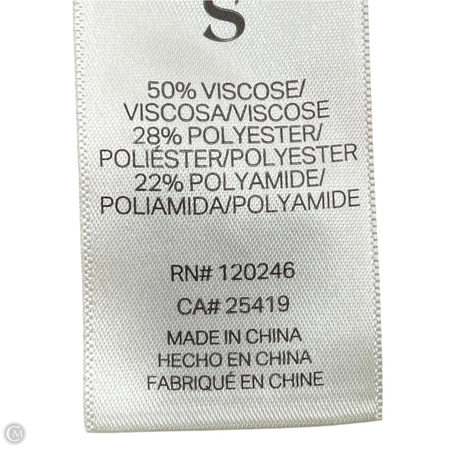 Top Short Sleeve By Scotch & Soda In Blue & Green, Size: S