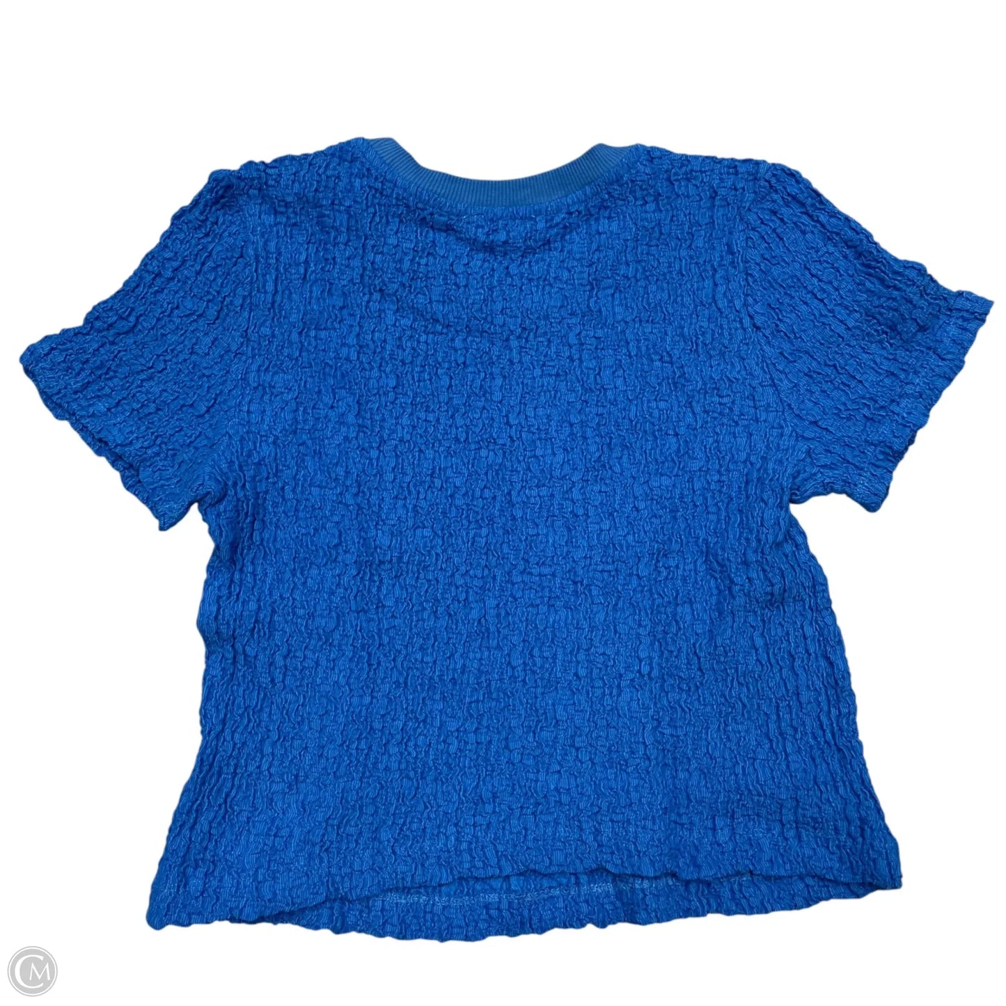 Top Short Sleeve By Clothes Mentor In Blue, Size: S