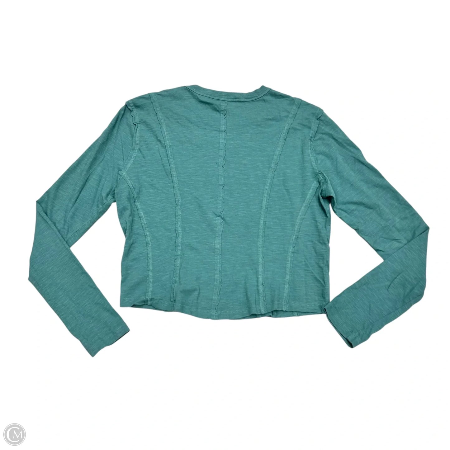 Top Long Sleeve By Pilcro In Blue, Size: S
