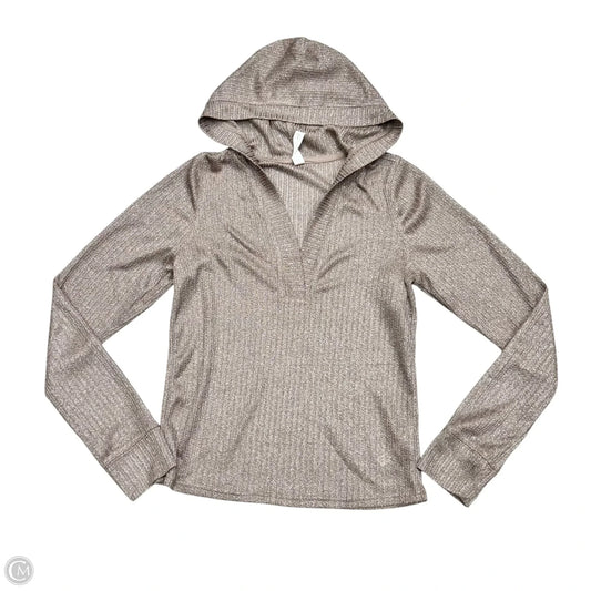 Top Long Sleeve By Daily Practice By Anthropologie In Bronze, Size: M
