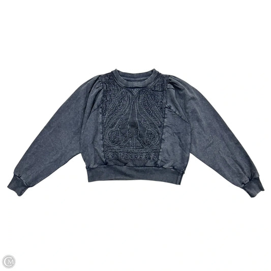 Sweatshirt Hoodie By Pilcro In Grey, Size: Xs