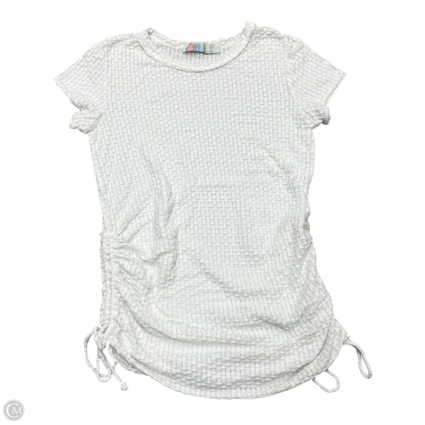 Top Short Sleeve By Free People In Ivory, Size: S