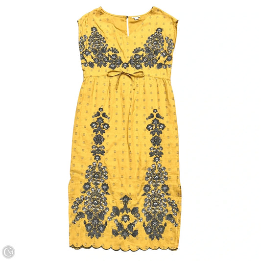 Dress Casual Maxi By Sundance In Grey & Yellow, Size: Xs