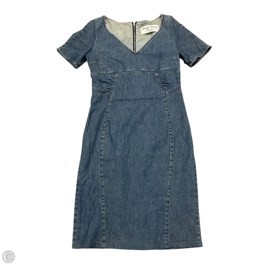 Dress Designer By Max Mara In Blue Denim, Size: S