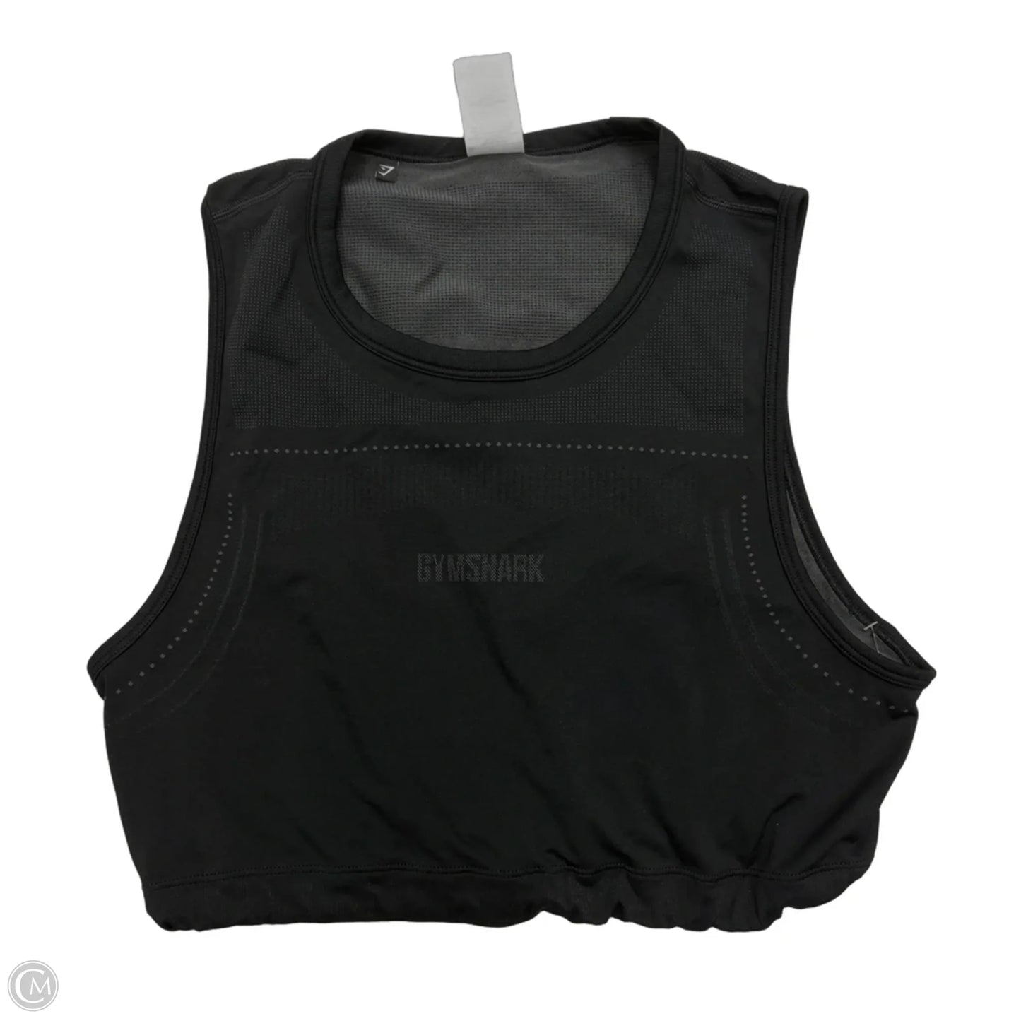 Athletic Top Short Sleeve By Gym Shark In Black, Size: S