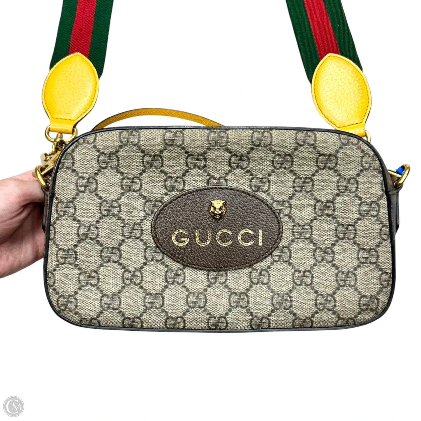 Crossbody Luxury Designer By Gucci, Size: Small
