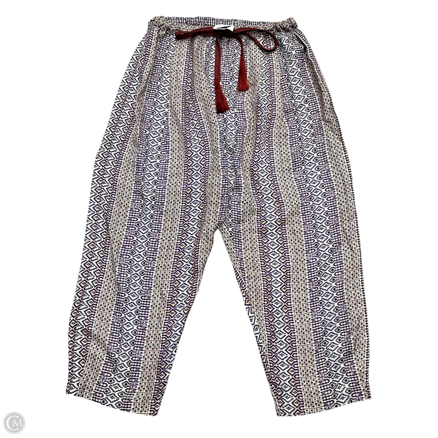 Pants Wide Leg By Forte Forte In Purple & Tan, Size: S