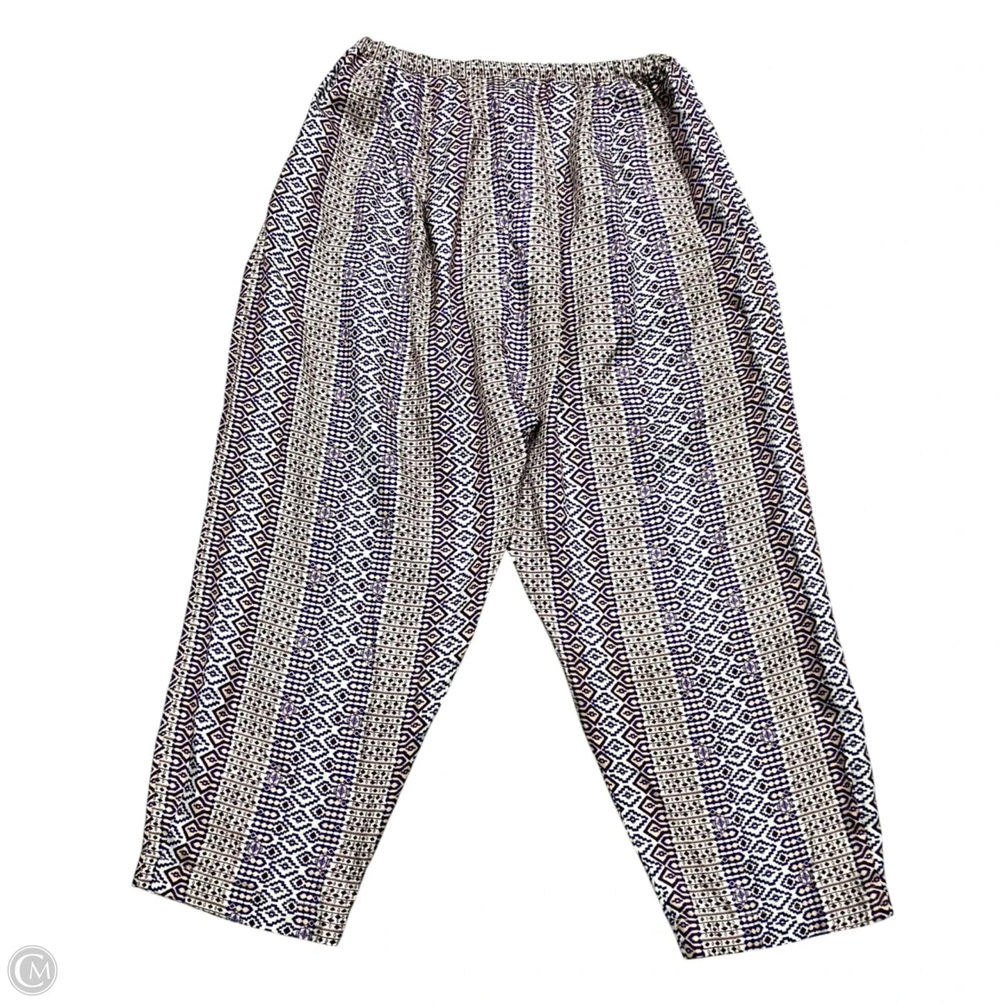 Pants Wide Leg By Forte Forte In Purple & Tan, Size: S
