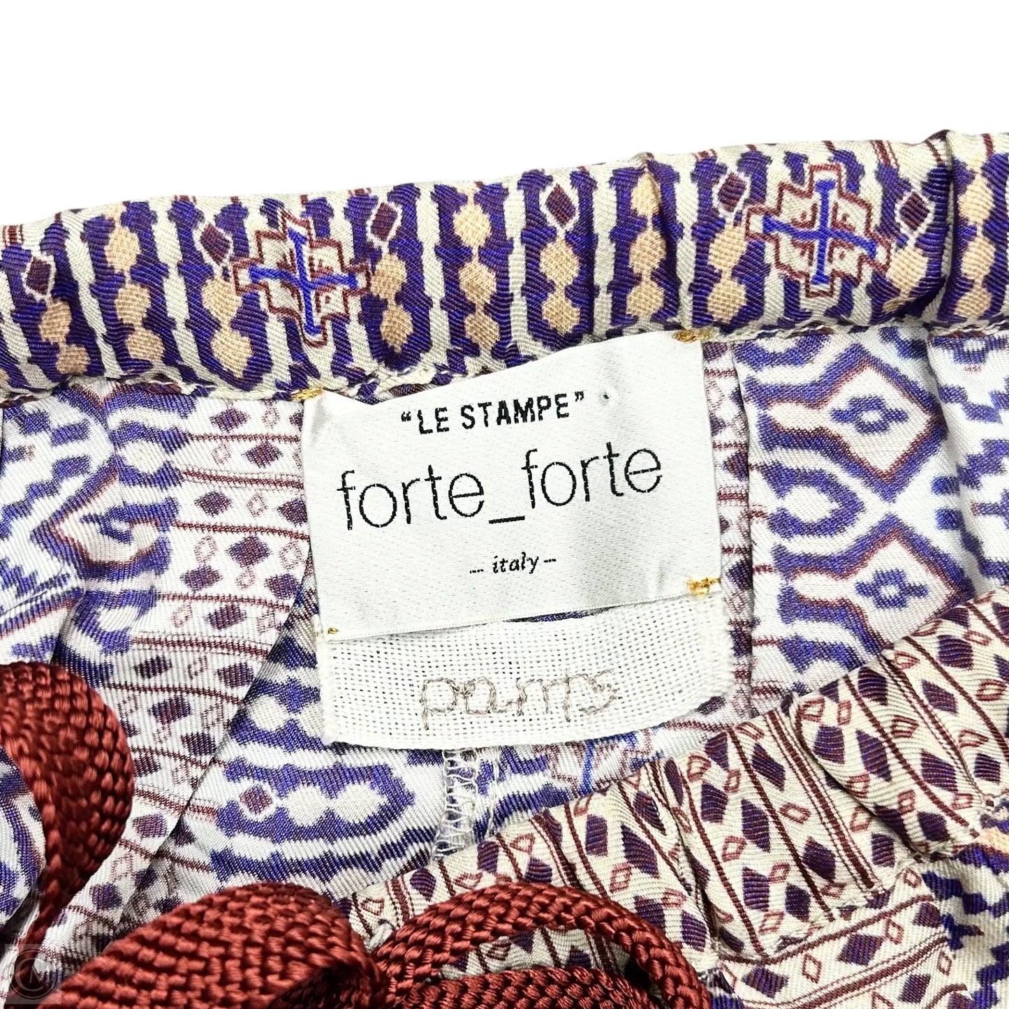 Pants Wide Leg By Forte Forte In Purple & Tan, Size: S