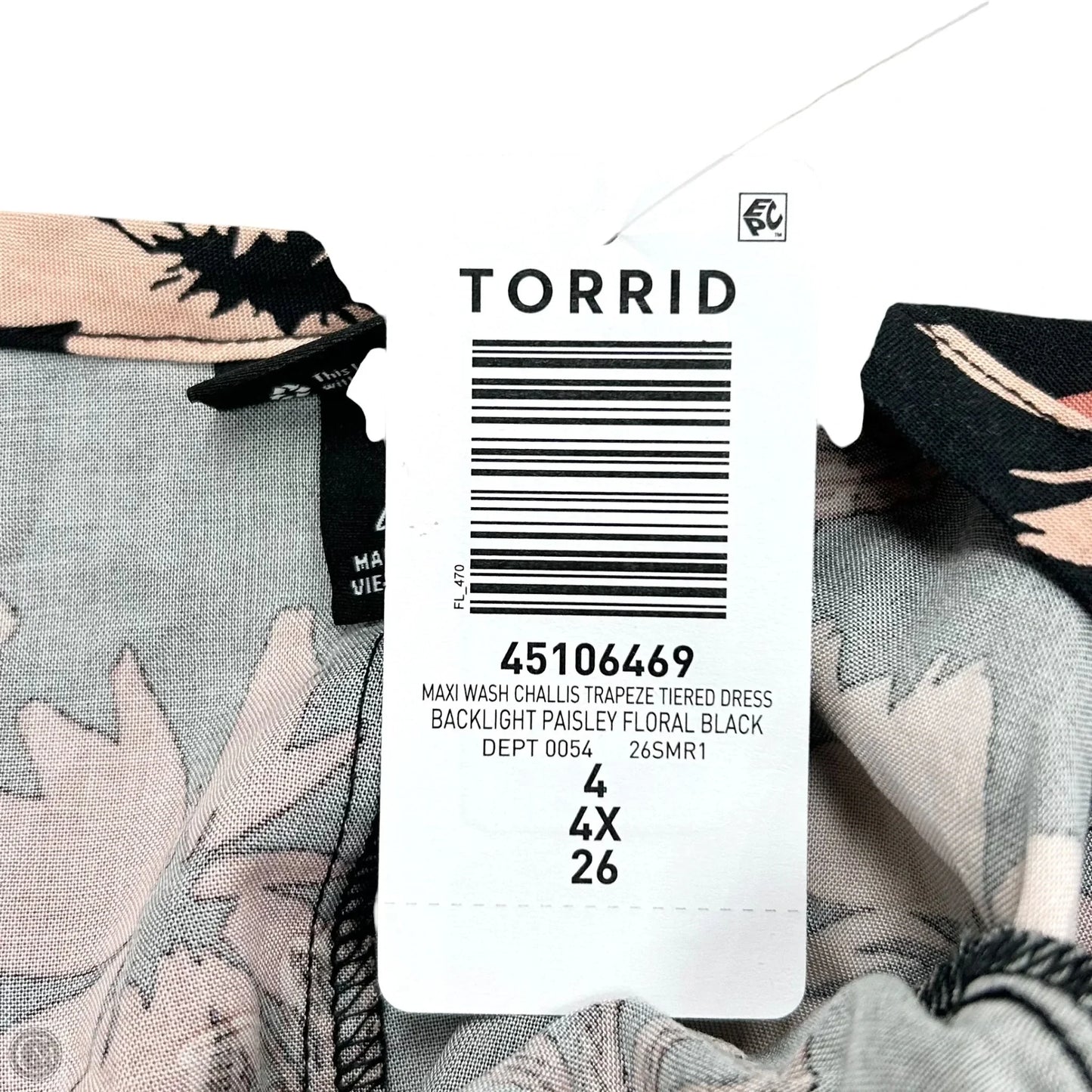 Dress Casual Maxi By Torrid In Floral Print, Size: 4x