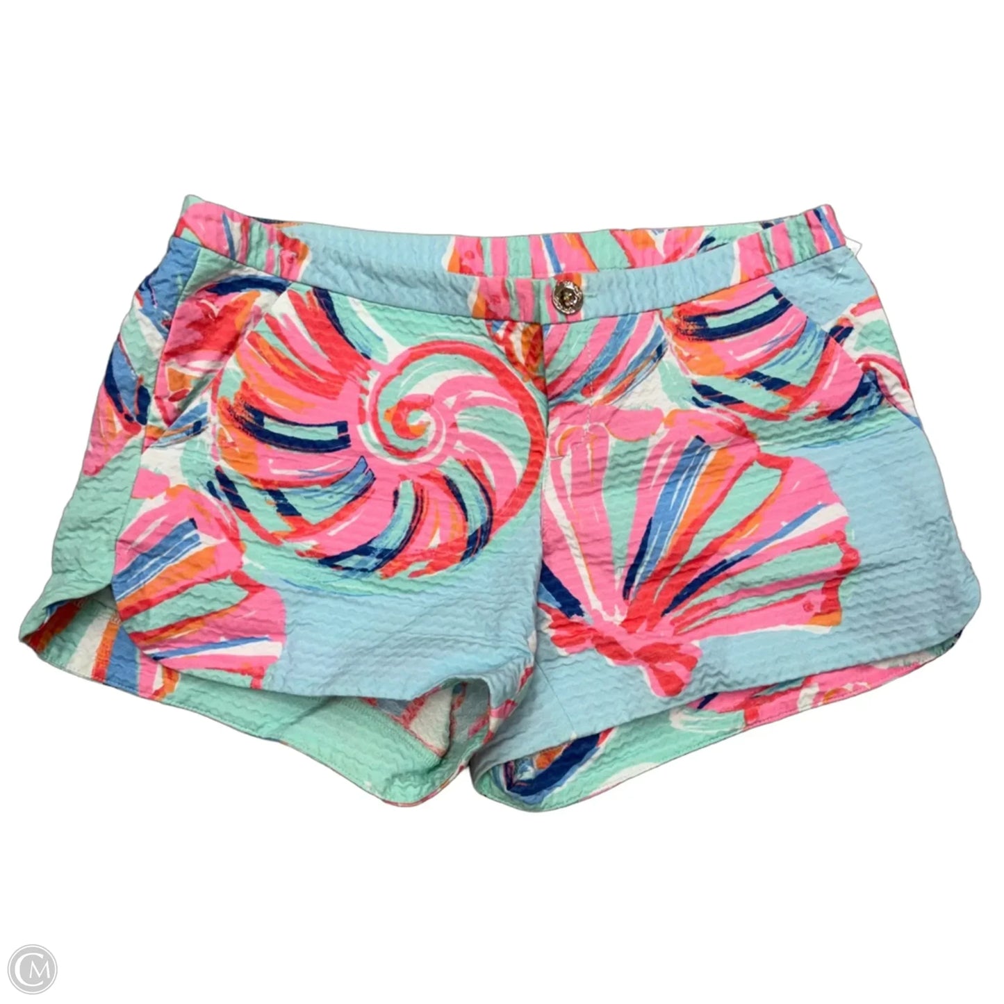 Shorts Designer By Lilly Pulitzer In Blue & Pink, Size: 0