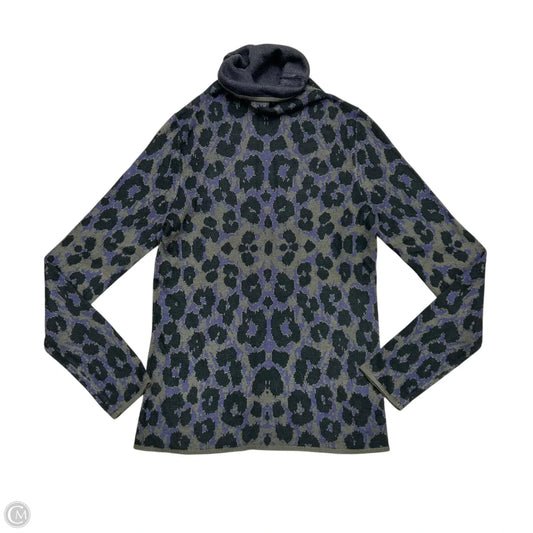 Top Long Sleeve By Anthropologie In Black & Green, Size: Xs