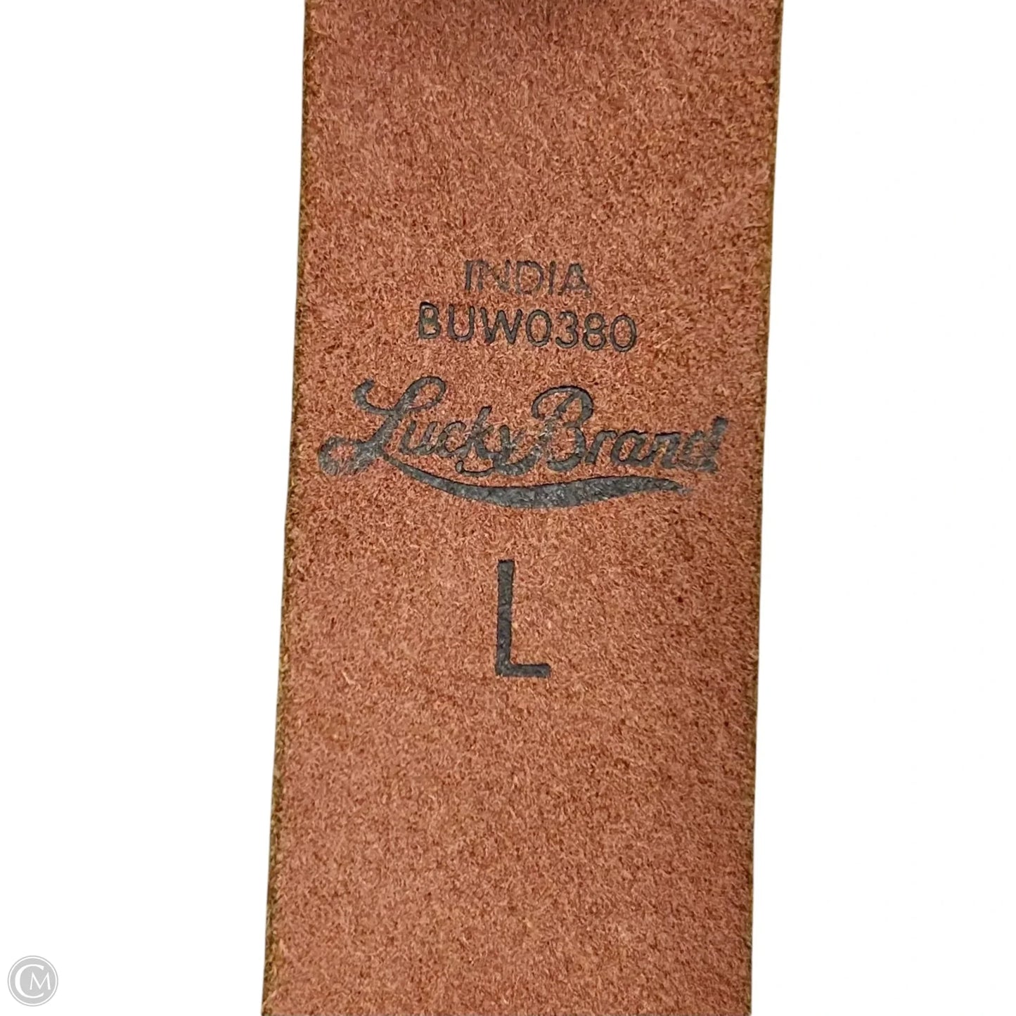 Belt Leather By Lucky Brand, Size: L