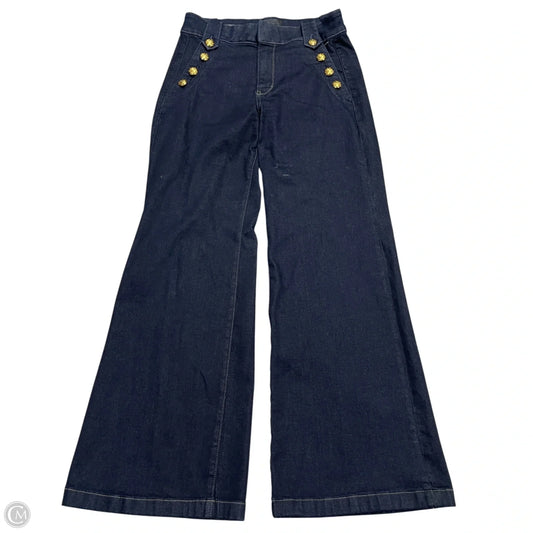 Jeans Wide Leg By White House Black Market In Blue Denim, Size: 10