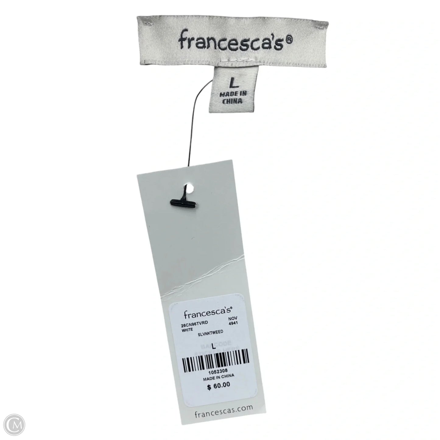 Vest Other By Francesca’s In Cream & Tan, Size: L