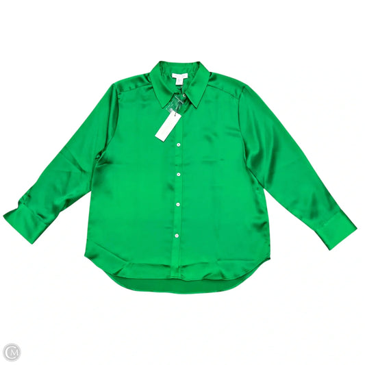 Blouse Long Sleeve By Rachel Zoe In Green, Size: Xl