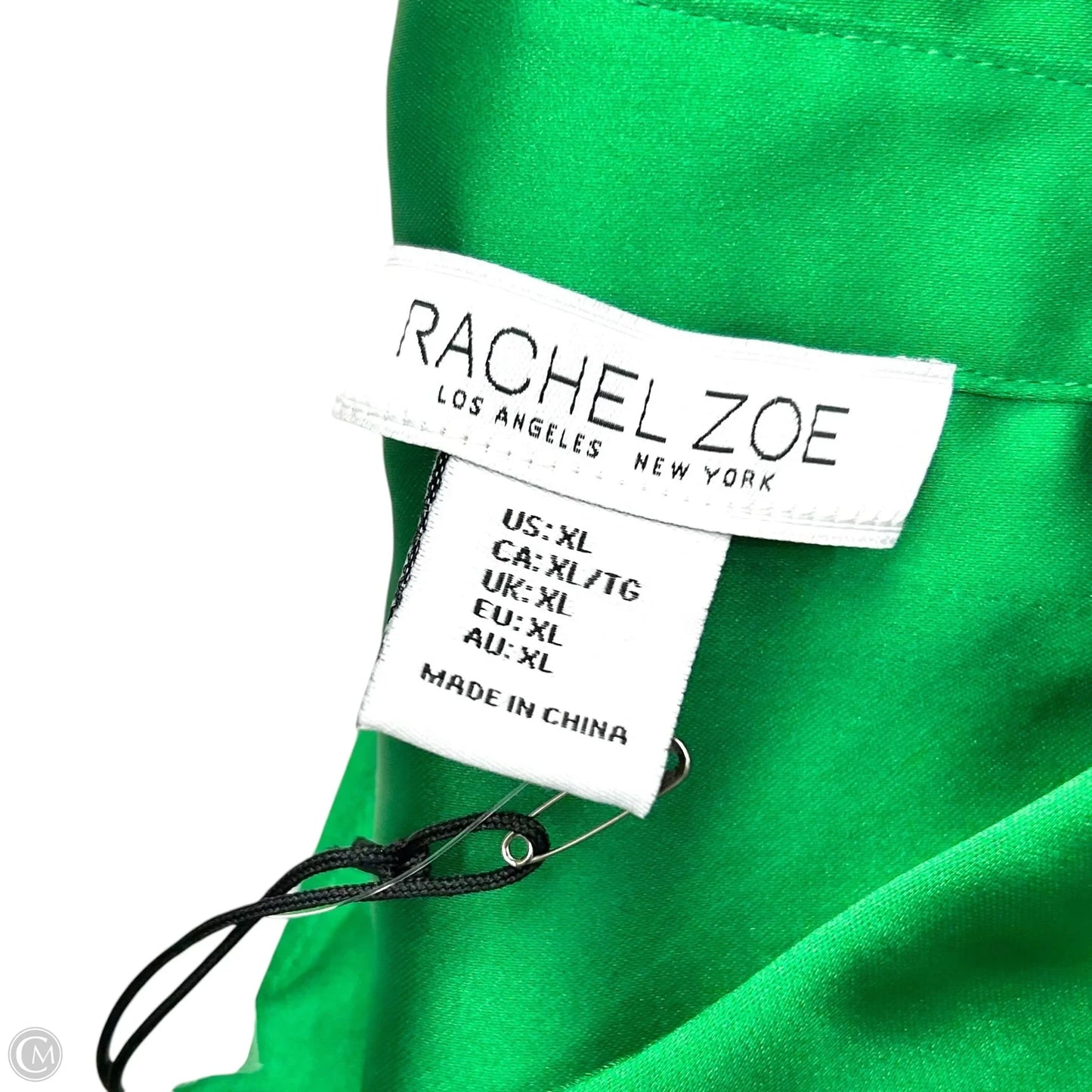 Blouse Long Sleeve By Rachel Zoe In Green, Size: Xl