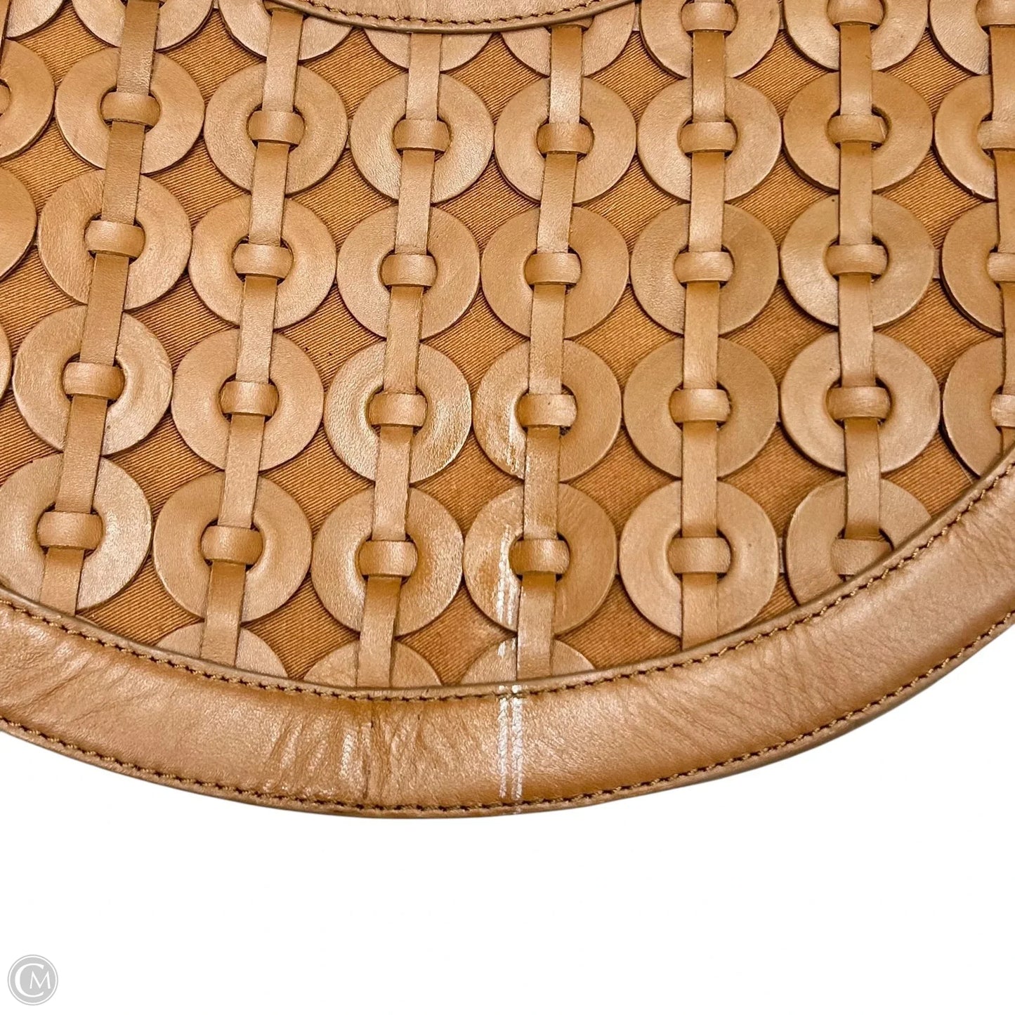 Handbag Leather By Anthropologie, Size: Large