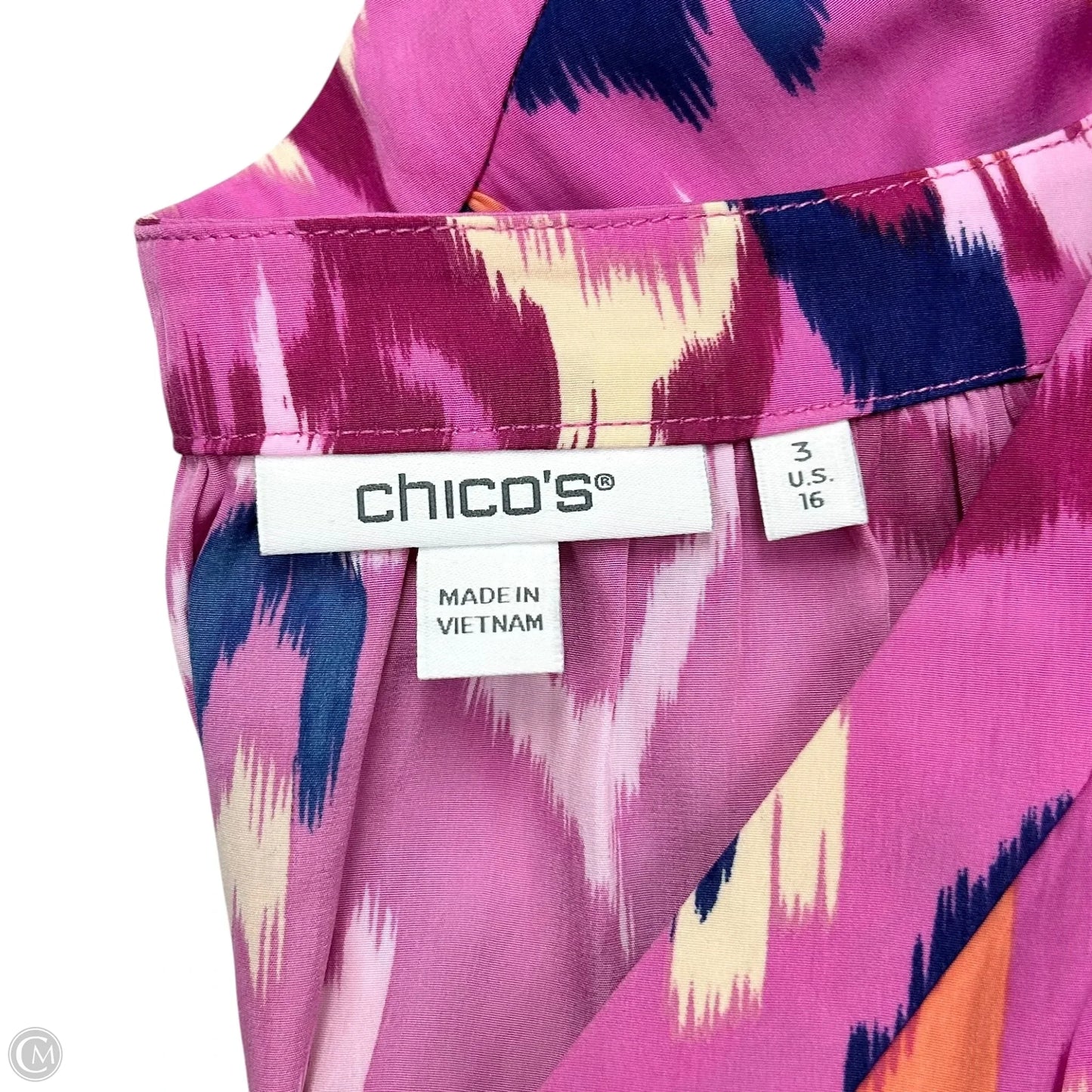 Dress Party Long By Chicos In Purple, Size: Xl