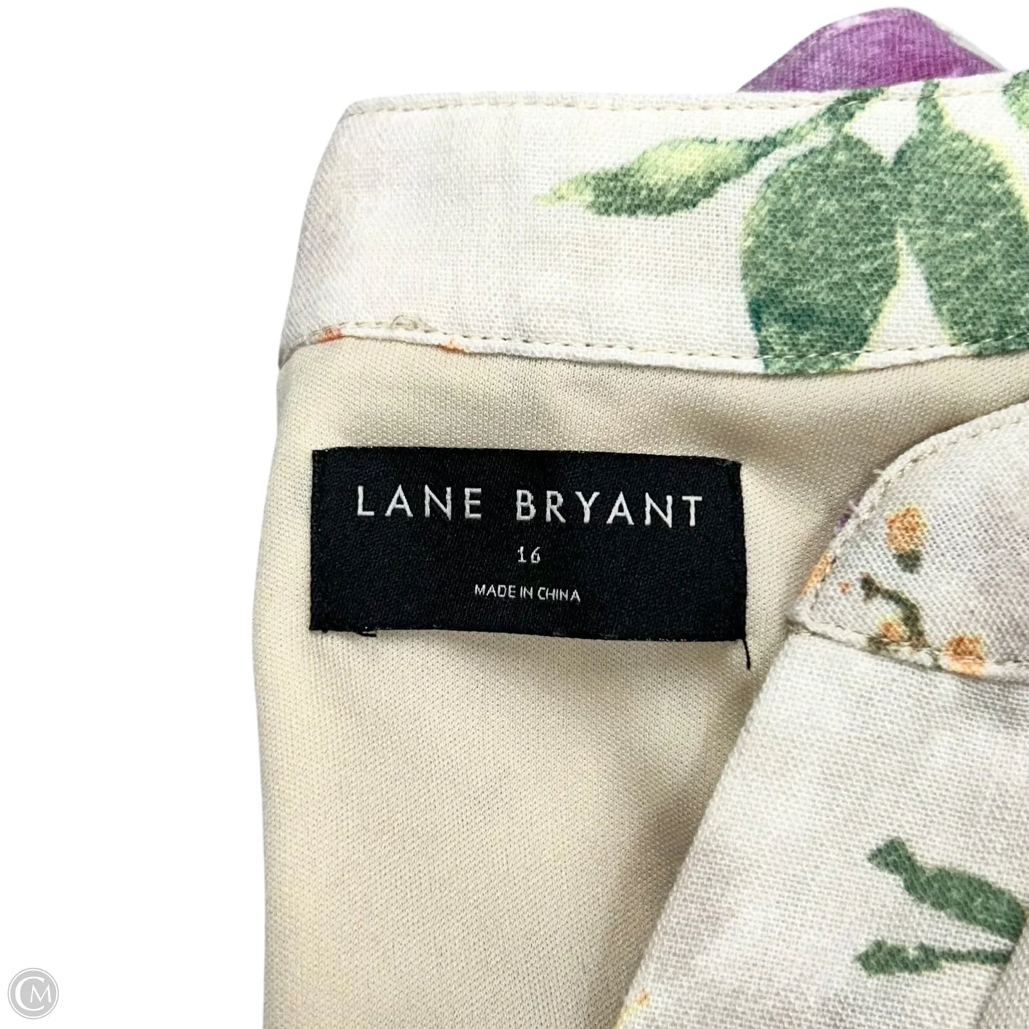 Dress Party Midi By Lane Bryant In Floral Print, Size: Xl